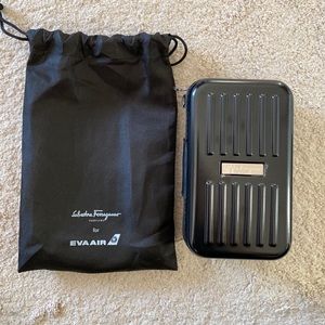 Ferragamo Hard Case Cosmetics Bag